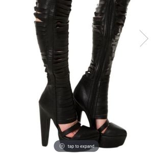 Jeffrey Campbell Gashed Boots 8